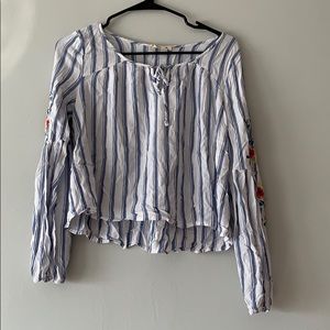 Hollister floral loose top